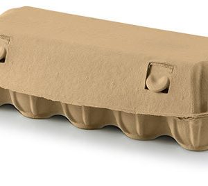 Eierkarton 10er braun