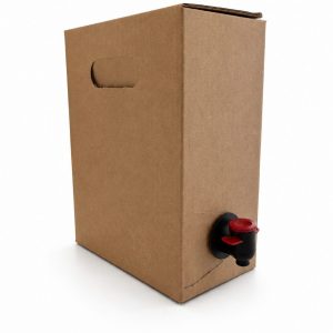 Bag in Box Karton 3 Liter braun unbedruckt