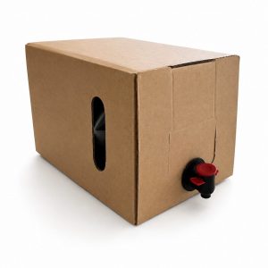 Bag in Box Karton 5 Liter braun unbedruckt